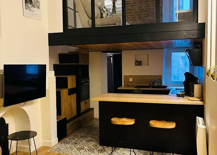 L'elegant Duplex Carmes דירה טולוז